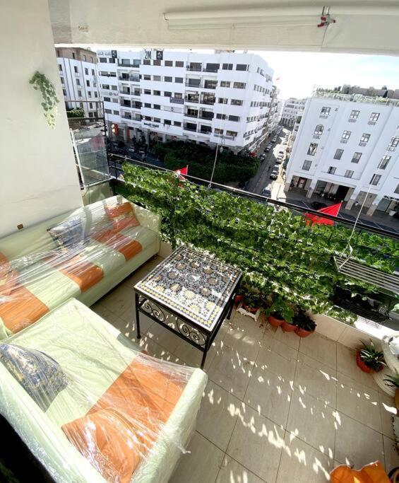 Panoramic View Of Downtown Rabat Apartment Bagian luar foto