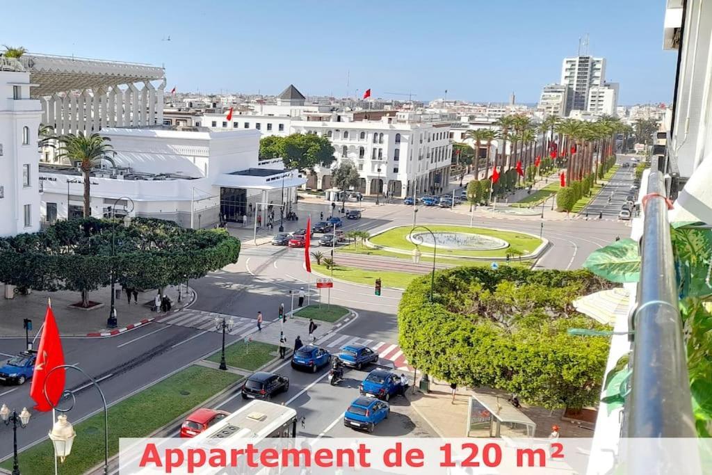 Panoramic View Of Downtown Rabat Apartment Bagian luar foto