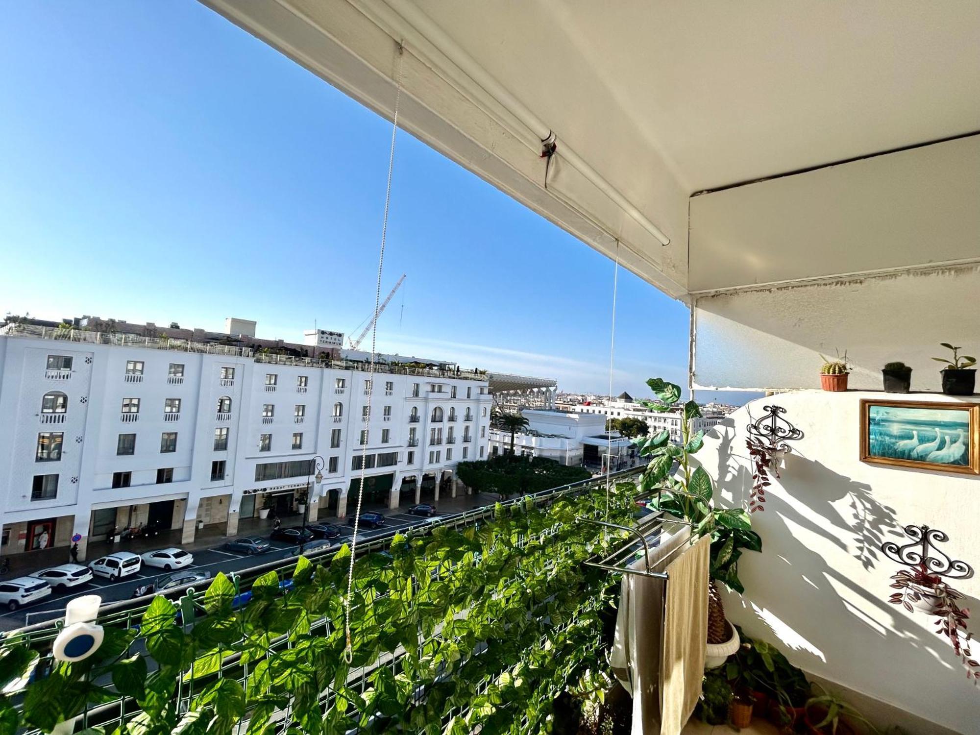 Panoramic View Of Downtown Rabat Apartment Bagian luar foto