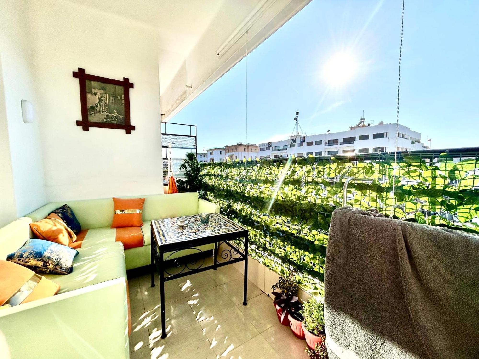 Panoramic View Of Downtown Rabat Apartment Bagian luar foto