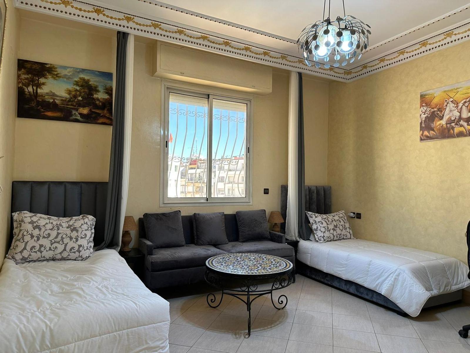 Panoramic View Of Downtown Rabat Apartment Bagian luar foto